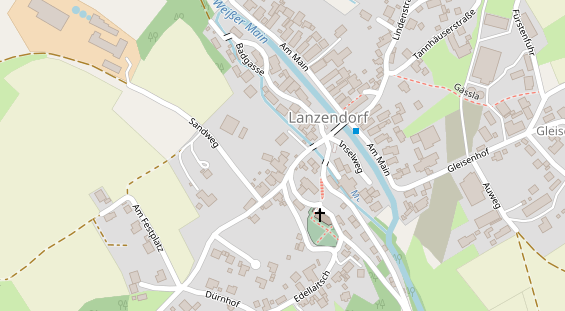 Restaurant auf Karte