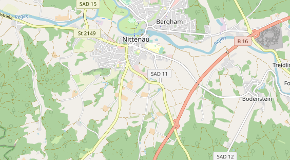 Restaurant auf Karte