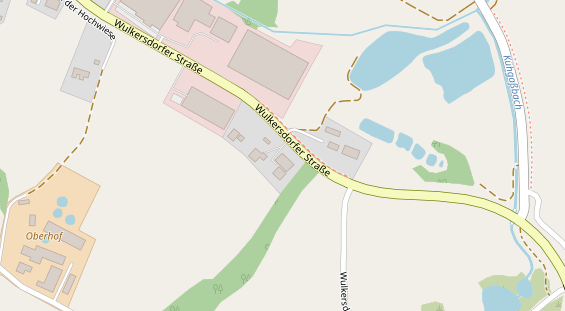 Restaurant auf Karte