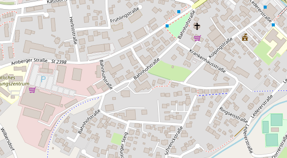 Restaurant auf Karte