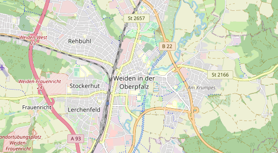 Restaurant auf Karte