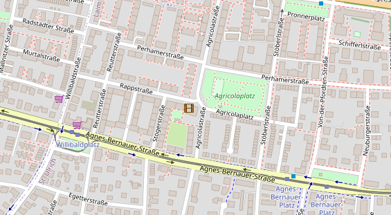 Restaurant auf Karte