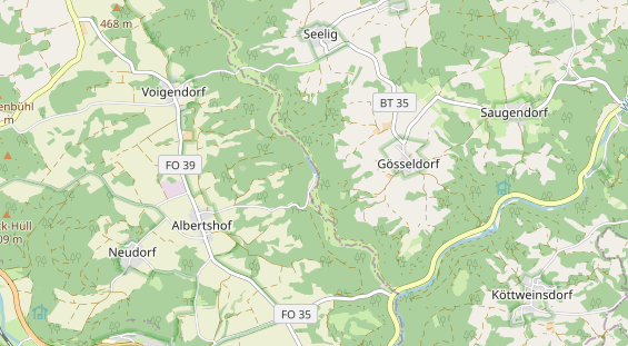 Restaurant auf Karte