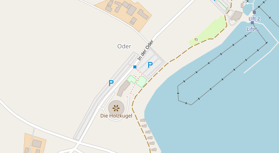 Restaurant auf Karte