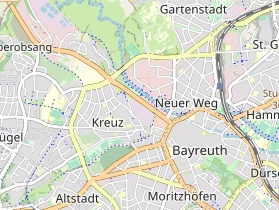 Restaurant auf Karte