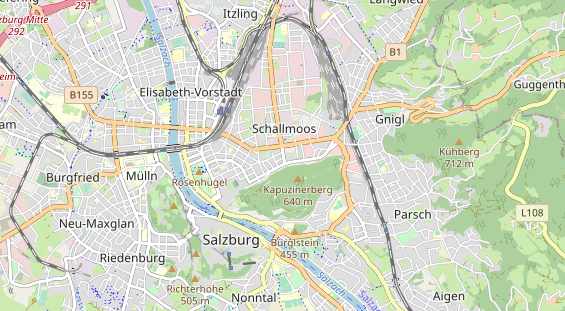 Restaurant auf Karte