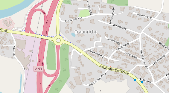 Restaurant auf Karte