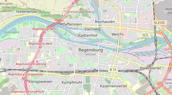 Restaurant auf Karte