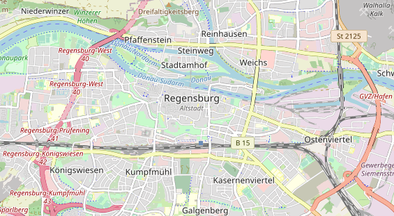 Restaurant auf Karte