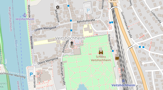 Restaurant auf Karte