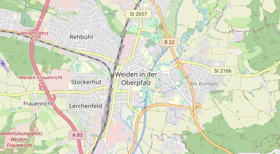Restaurant auf Karte