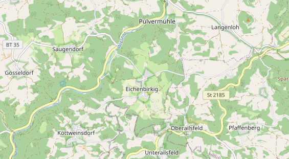 Restaurant auf Karte