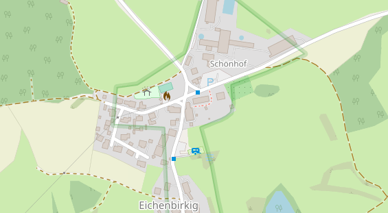 Restaurant auf Karte