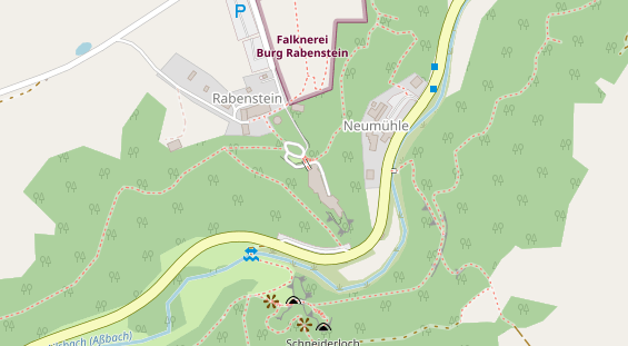 Restaurant auf Karte