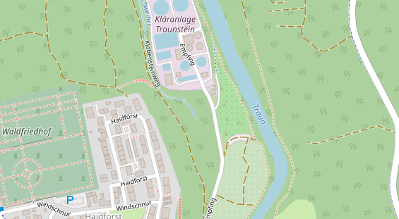 Restaurant auf Karte