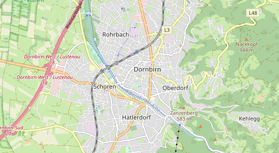 Restaurant auf Karte