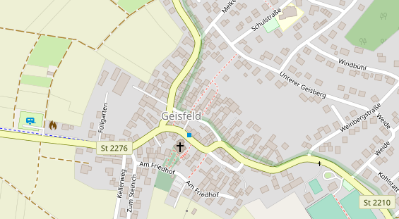 Restaurant auf Karte