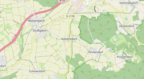 Restaurant auf Karte