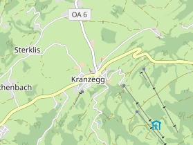 Restaurant auf Karte