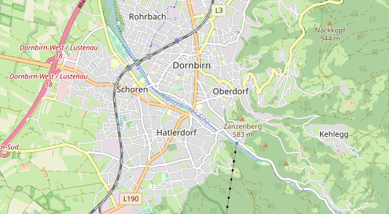 Restaurant auf Karte