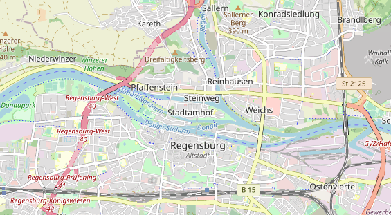 Restaurant auf Karte