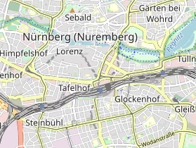 Restaurant auf Karte