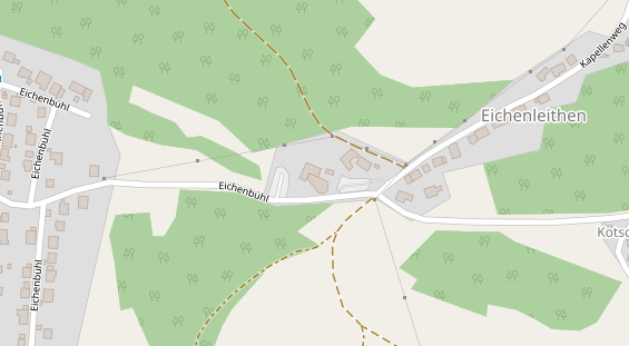 Restaurant auf Karte