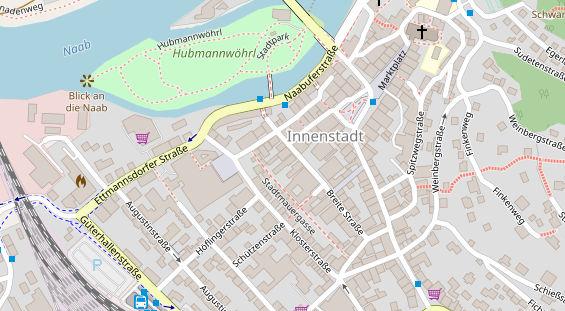 Restaurant auf Karte