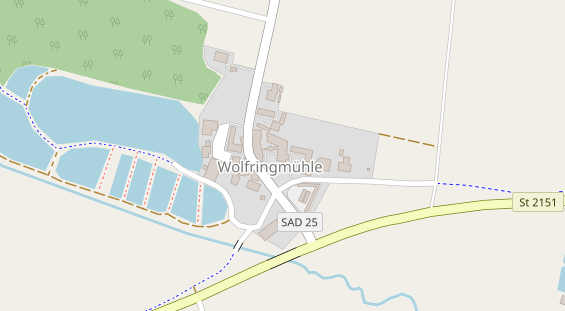 Restaurant auf Karte