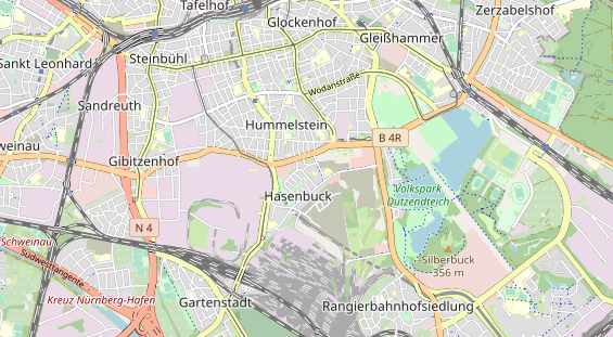 Restaurant auf Karte