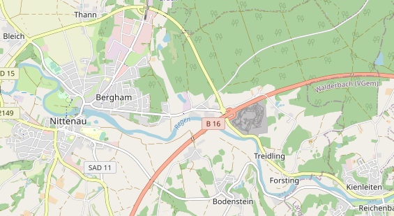 Restaurant auf Karte