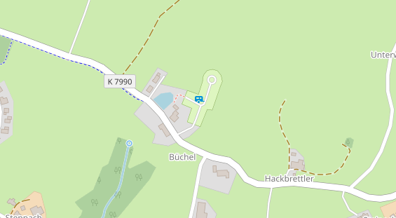 Restaurant auf Karte