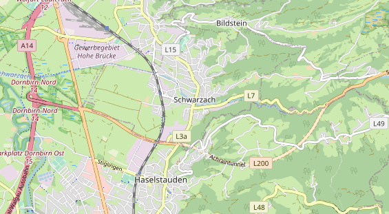 Restaurant auf Karte