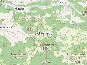 Restaurant auf Karte