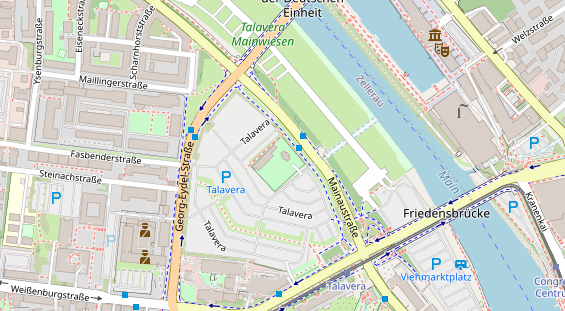 Restaurant auf Karte