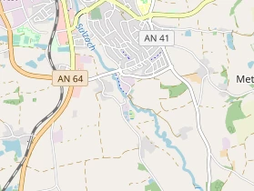 Restaurant auf Karte