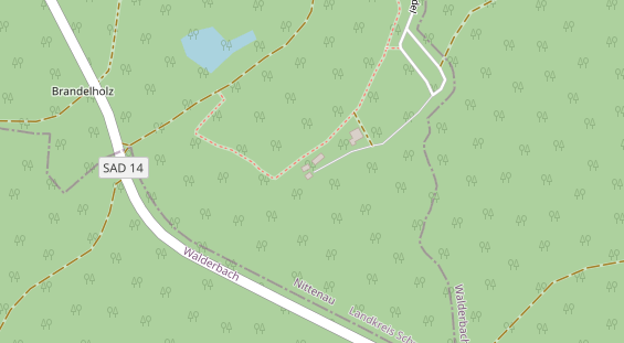 Restaurant auf Karte