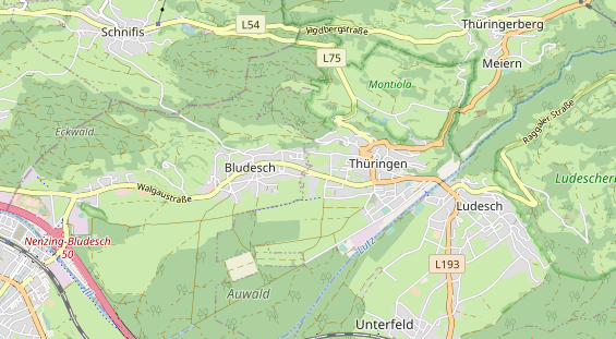 Restaurant auf Karte