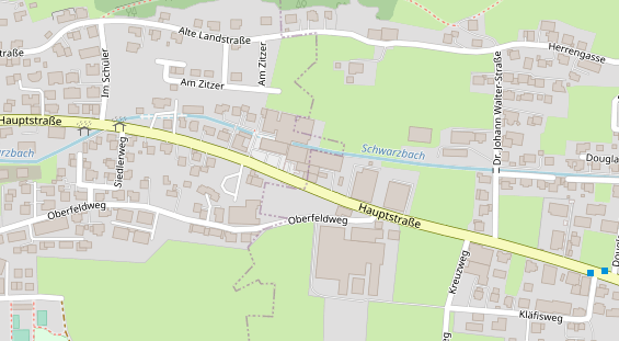 Restaurant auf Karte