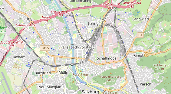 Restaurant auf Karte