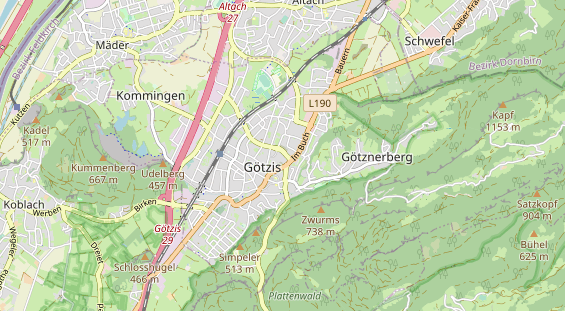 Restaurant auf Karte