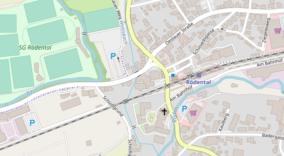 Restaurant auf Karte