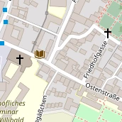 Restaurant auf Karte