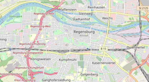 Restaurant auf Karte
