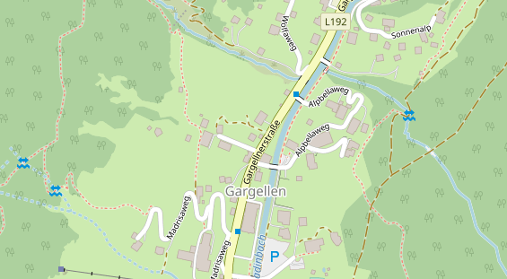 Restaurant auf Karte