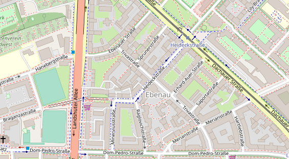 Restaurant auf Karte