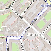 Restaurant auf Karte