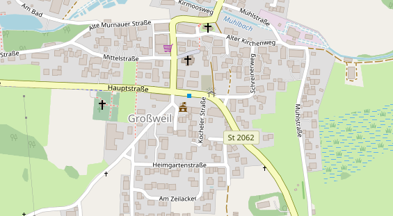 Restaurant auf Karte