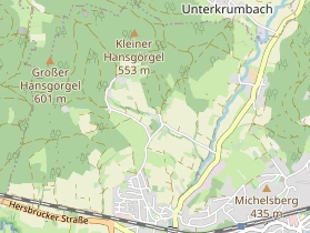 Restaurant auf Karte