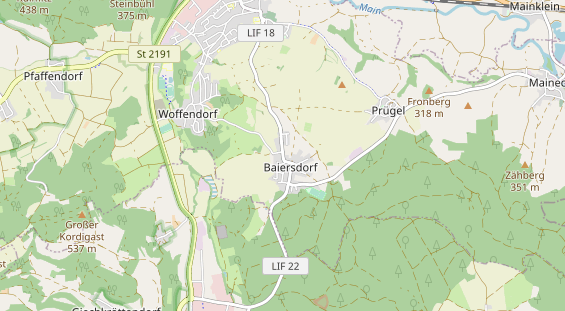 Restaurant auf Karte